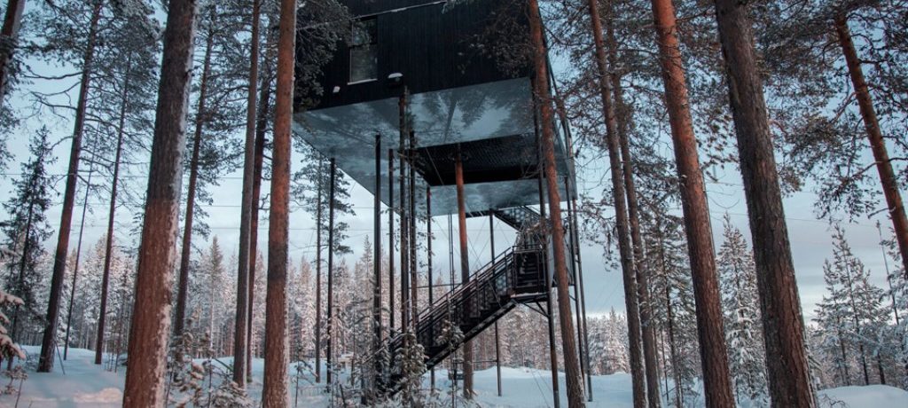 Treehotel Harads, Zweeds Lapland reis, Zweden