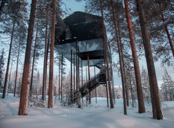 Treehotel Harads, Zweeds Lapland reis, Zweden