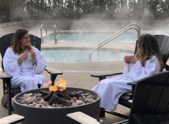 Relaxen in de hottub