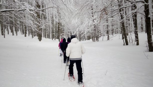 Sneeuwschoen wandelen Italë