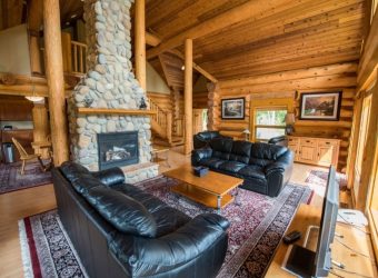 Executive chalet Alpine Meadows resort log homes living