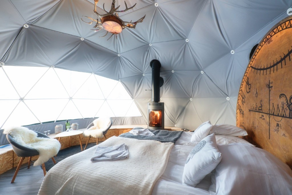 Aurora Dome, Jeris Lakeside Resort, Fins Lapland, Finland