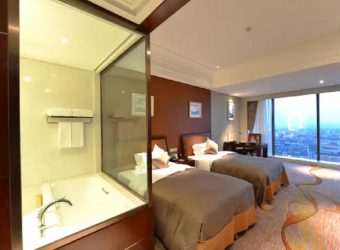 Uitzicht stad tweepersoonskamer, Balan International Hotel