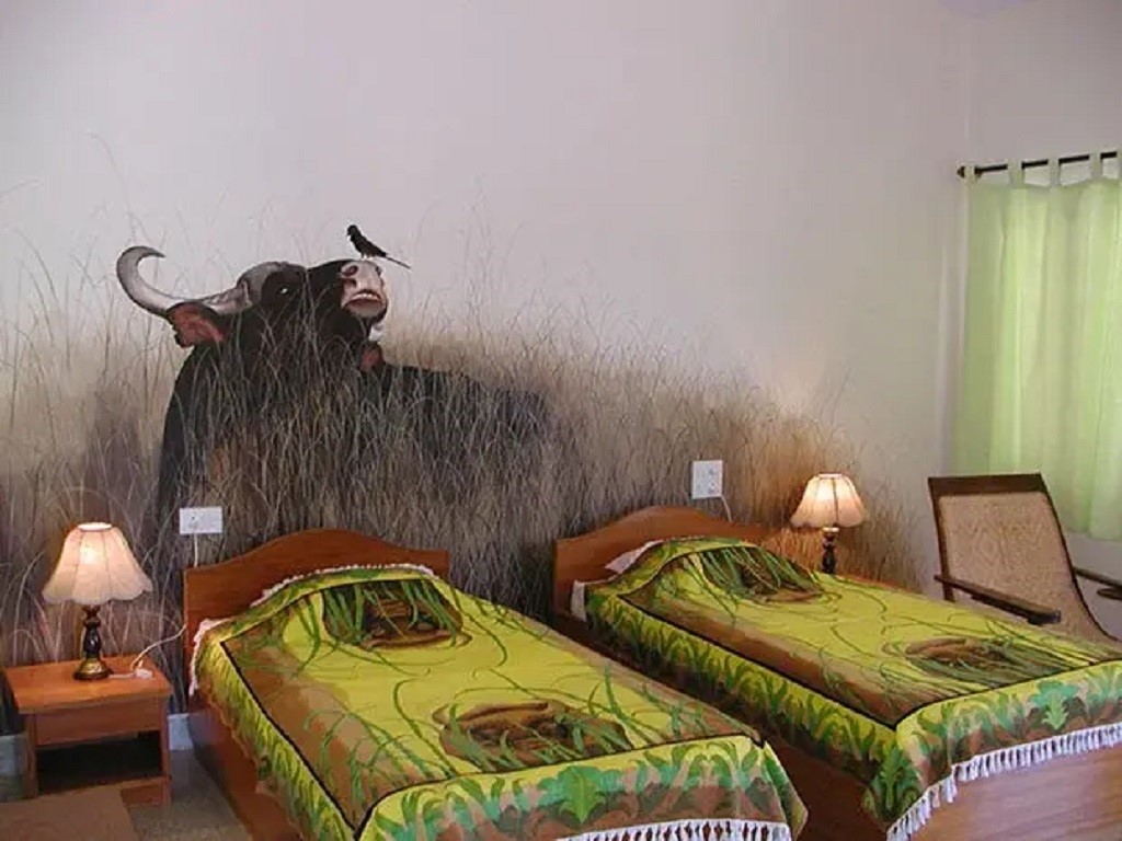 Gaur, kamer, Bandipur Safari Lodge