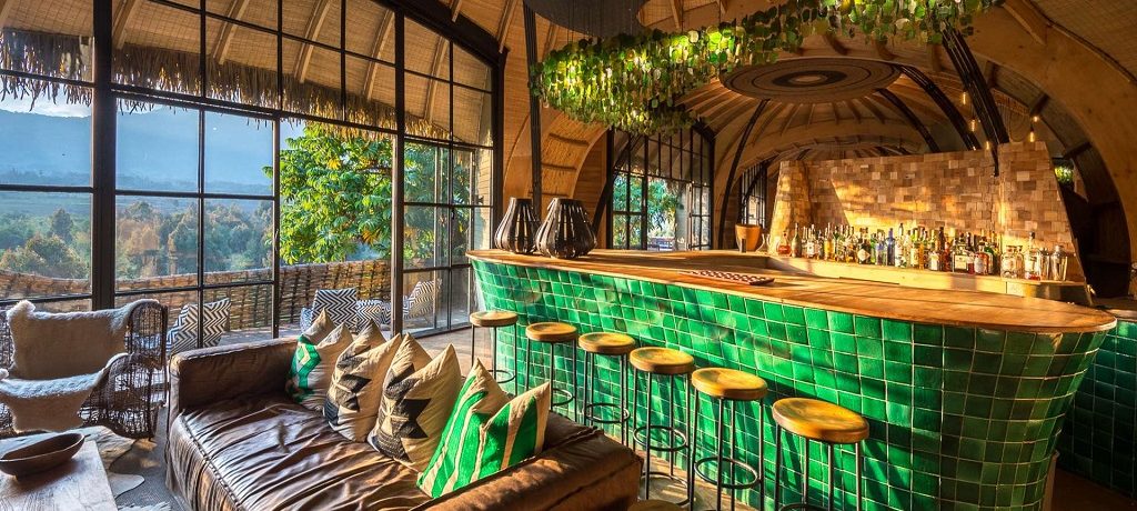 Restaurant Bisate Lodge, Rwanda exclusief