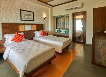 Tweepersoonskamer, Blackbuck Safari Lodge