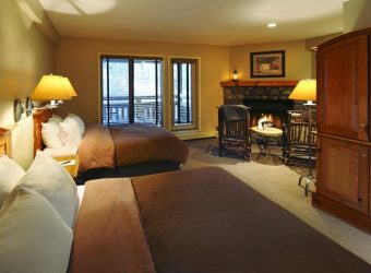 Lodge Queens kamer, Buffalo Mountain Lodge