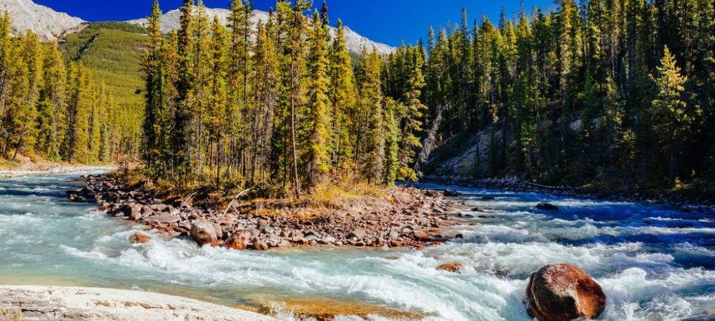 Sunwapta Falls, Icefields Parkway, Canada