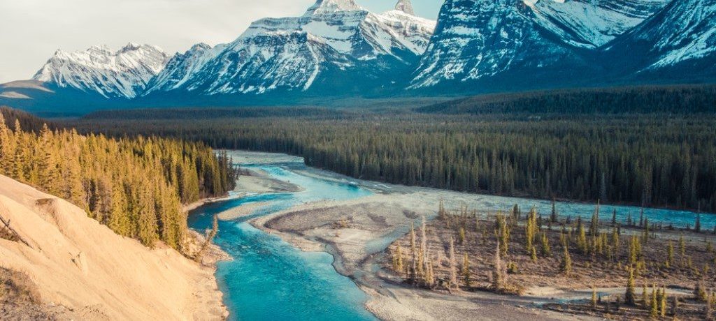 Athabasca River, Jasper, Canada