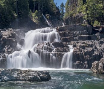 Myra Falls, Strathcona Provincial Park, Vancouver Island, Canada - Shutterstock Myra Falls, Strathcona