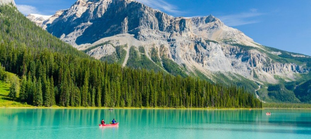 Wildlife en natuur West Canada, Emerald Lake, Yoho, Canada