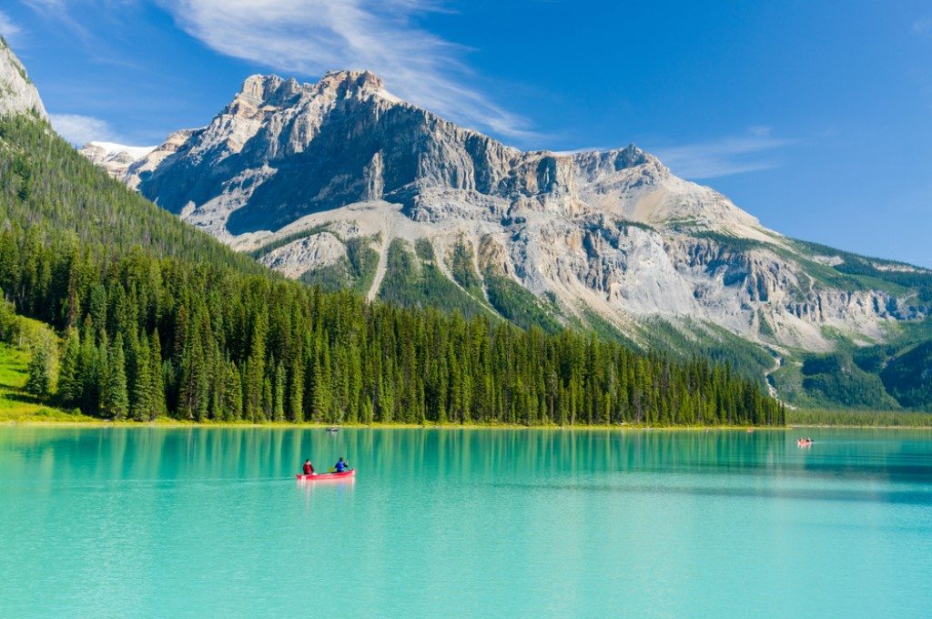 Wildlife en natuur West Canada, Emerald Lake, Yoho, Canada