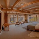 Uitzicht bergen, Drenmo Lodge
