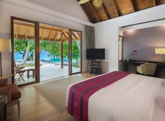 strandvilla aan zee, Dusit Thani Maledives