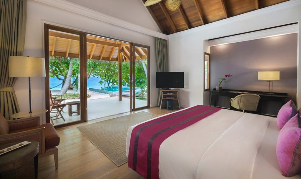 strandvilla aan zee, Dusit Thani Maledives