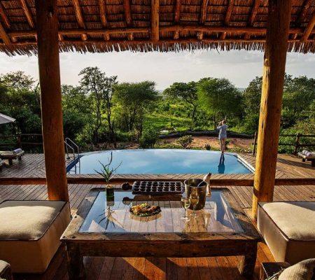 Zwembad Elewana Tarangire Treetops