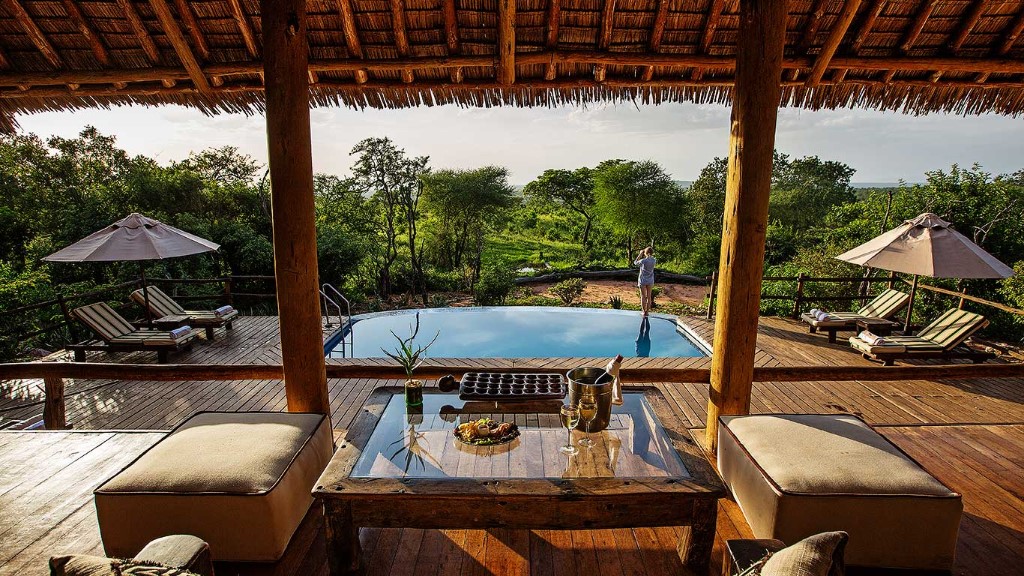 Zwembad Elewana Tarangire Treetops