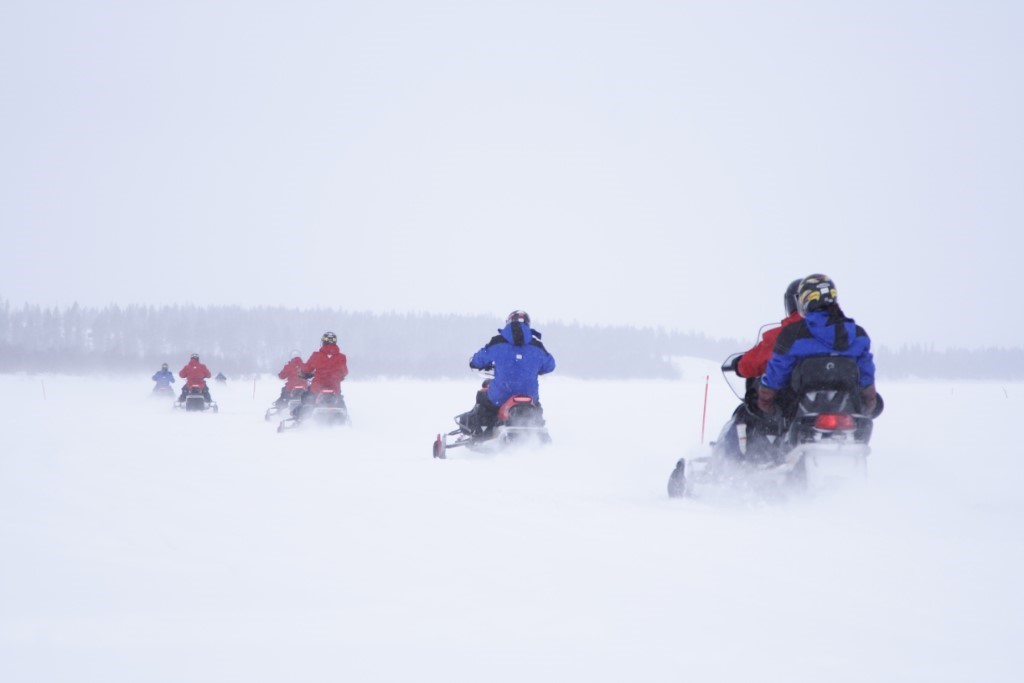 Sneeuwscooter safari Lapland