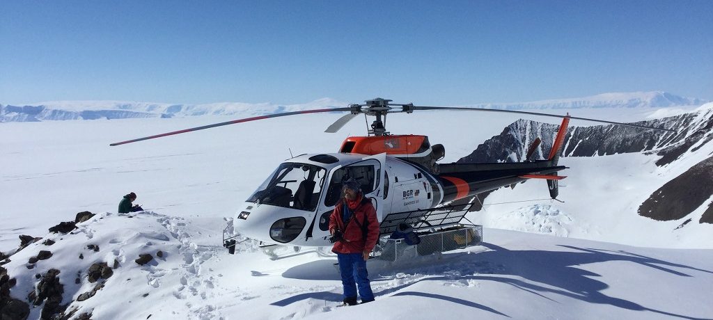 Helikoptervlucht, Antarctica reizen