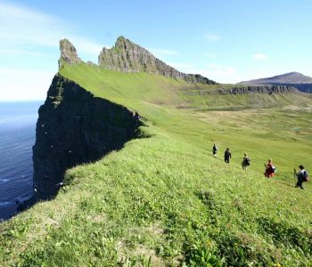 Hornstrandir Wandel door Hornstradir Nature Reserve, IJsland