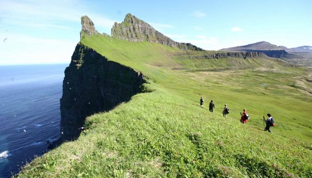 Wandel door Hornstradir Nature Reserve, IJsland