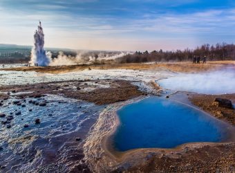 Hotel Geysir, Strokkur, Zuidwest-IJsland