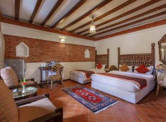 Deluxe driepersoonskamer, Hotel Manaslu
