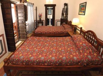Tweepersoonskamer, Hotel Mandawa Haveli