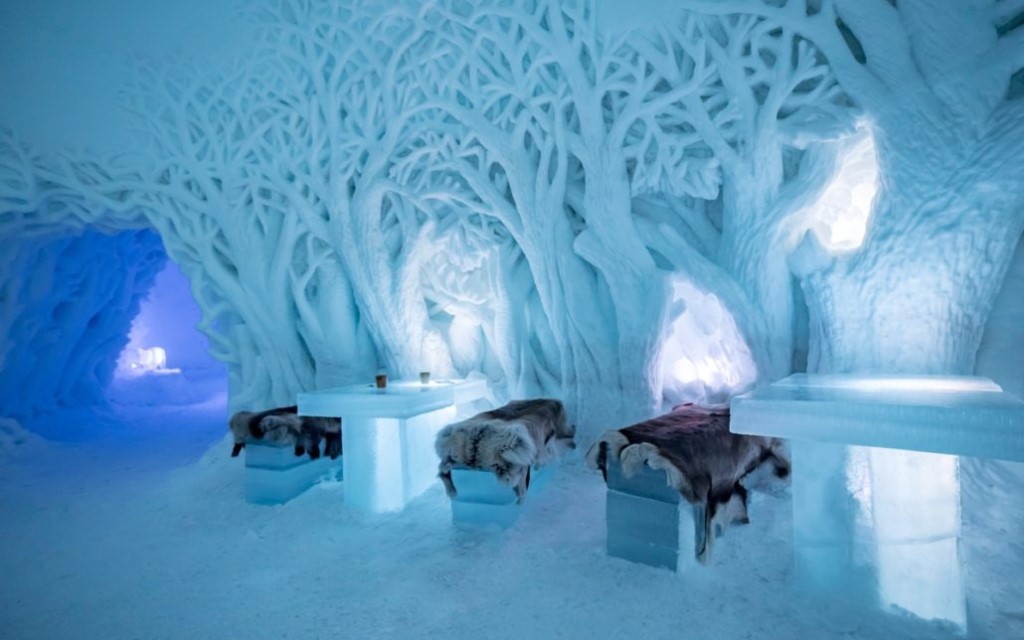 Orka's en Ice Domes, Noors Lapland, Noorwegen
