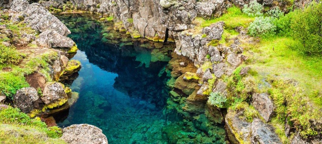 Silfra kloof, Thingvellir