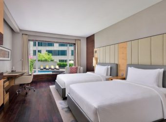 Luxe tweepersoonskamer, JW Marriott Hotel New Delhi