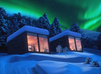 Glazen iglo Lapland, Arctic Famlie Nest, Jeris Lakeside Resort
