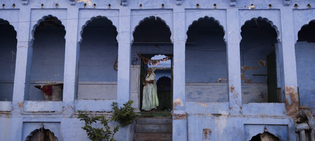 Blauw huis in Jodhpur. Foto: © davidbaxendale.com