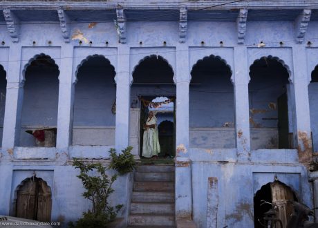 Blauw huis in Jodhpur. Foto: © davidbaxendale.com