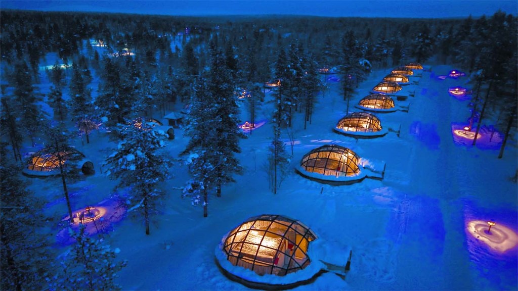 Kakslauttanen Arctic Resort, Fins Lapland, Finland, Luxe noorderlichtreis