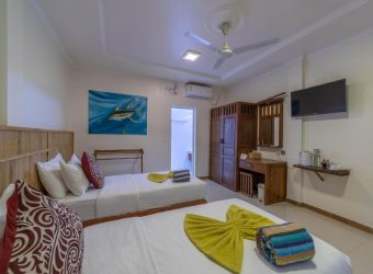Tweepersoonskamer, Kamadhoo Inn