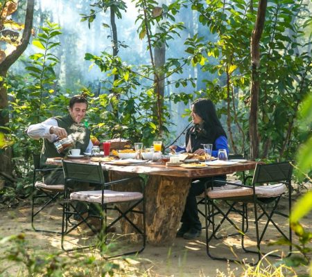 Kanha Jungle Lodge Privé diner in Kanha