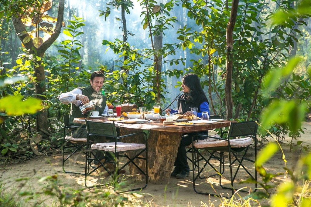 Privé diner in Kanha