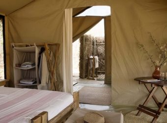 slaapkamer, Nomad Kigelia Camp