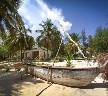 Dhow on the beach