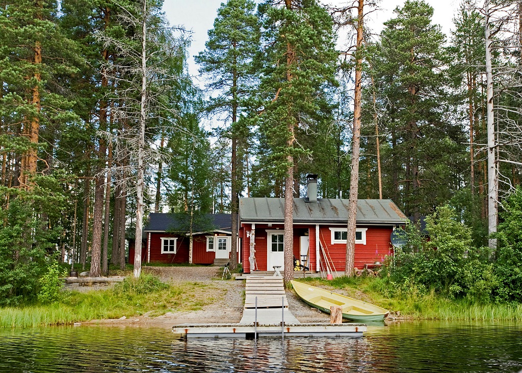 Wildernis Lodge, Taiga wouden, Oost-Finland