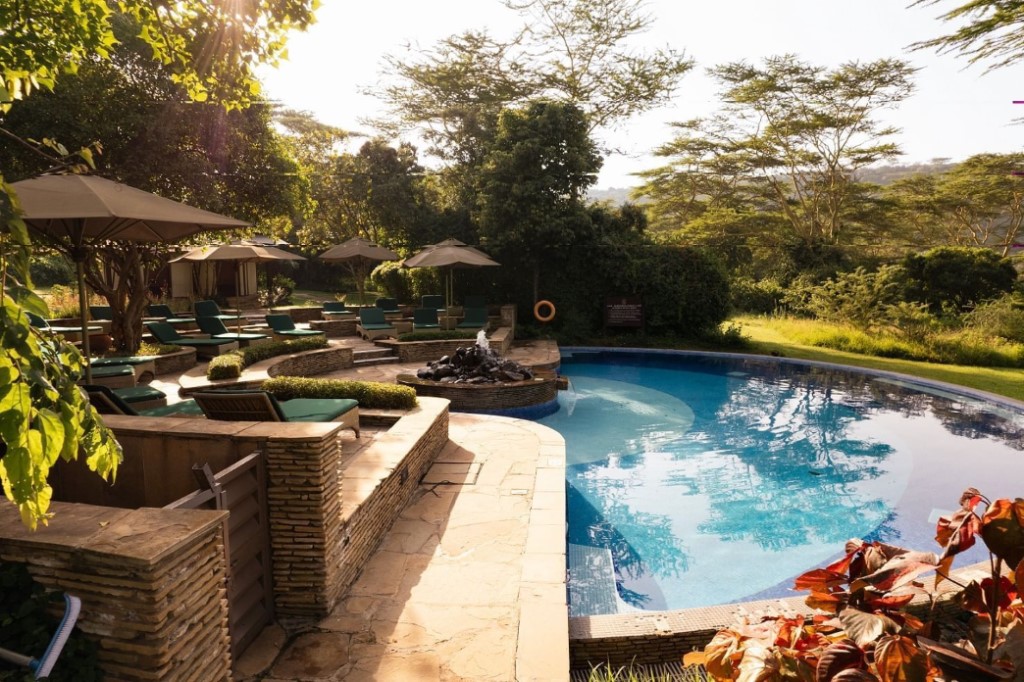 Zwembad Lake Elmenteita Serena Camp