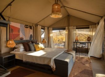 Safari tent, Lake Natron Camp