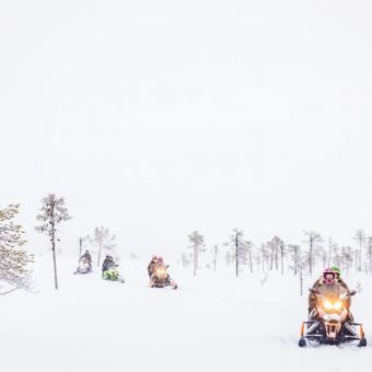 Sneeuwscooter Lapland