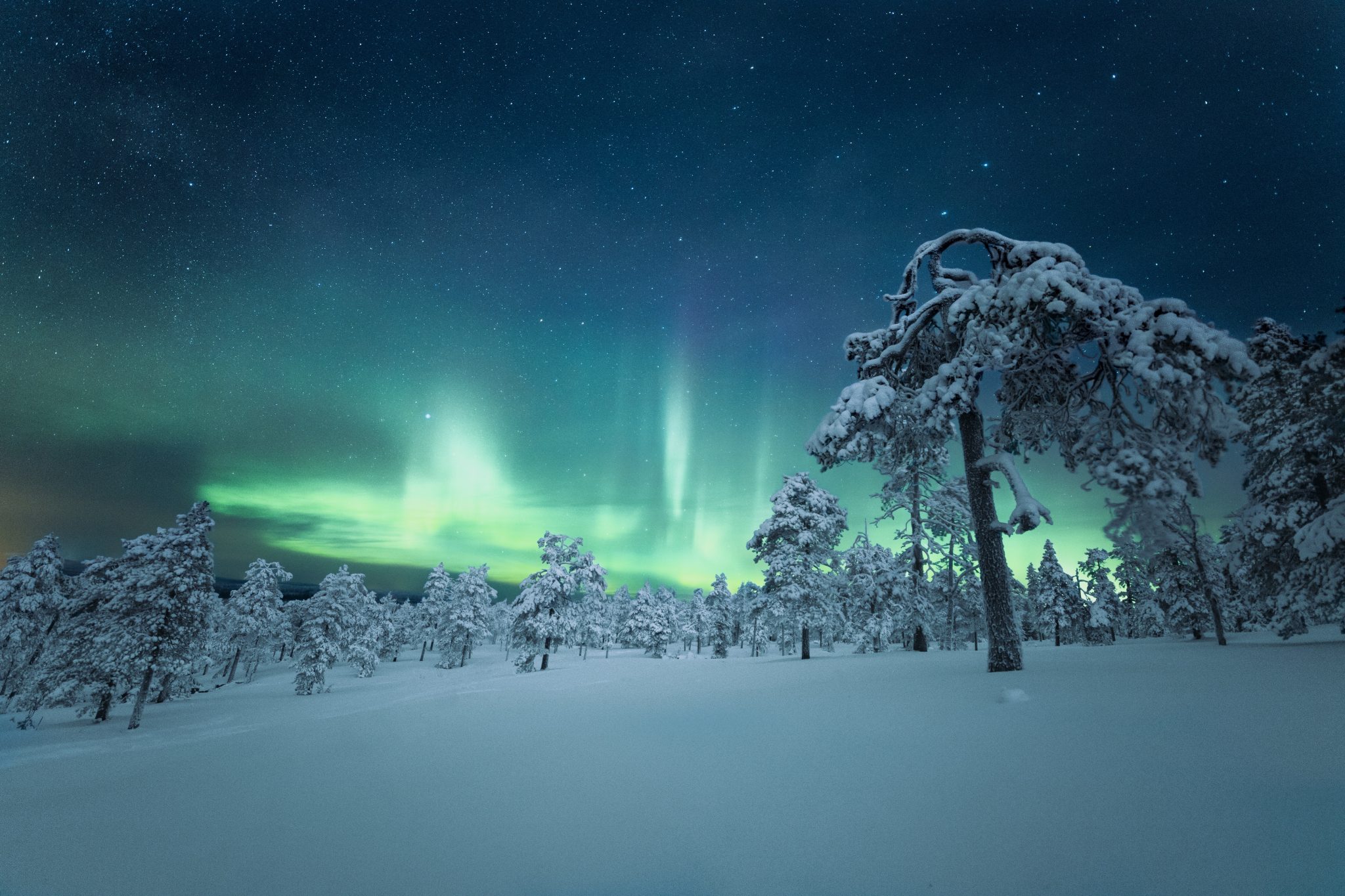 Noorderlicht in Lapland