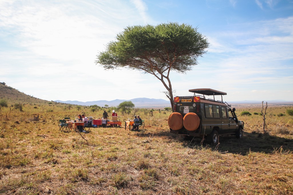 Game drive Lions Bluff