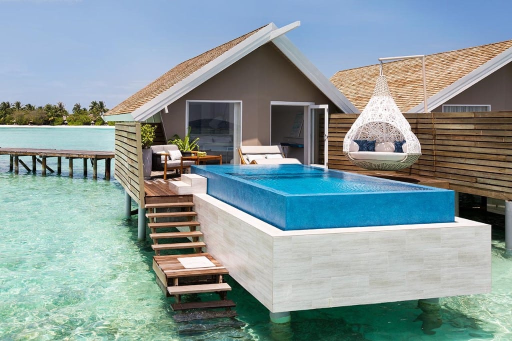 Watervilla met zwembad, Lux South Ari