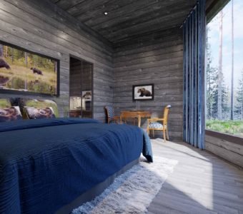 Luxe beren blokhut