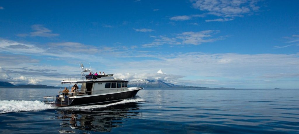 Lyngen Experience Lodge Boot excursie