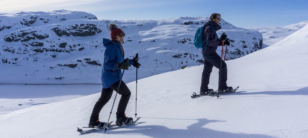 Sneeuwschoenwandeling, @Lyngen Experience Lodge, Noorwegen